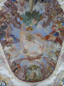 Ceiling fresco.