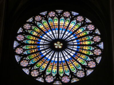 Magnificent Rose Window.