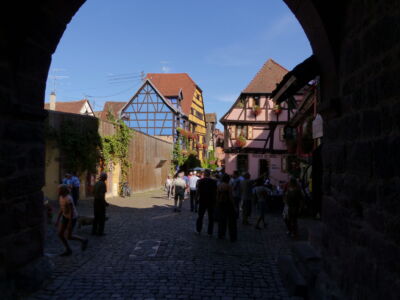 View through the gate.
