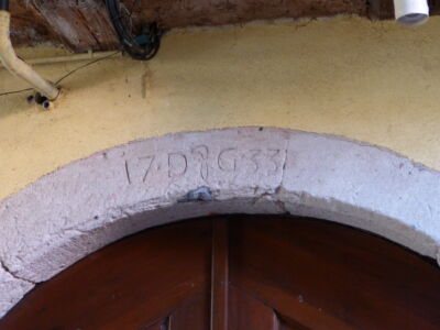 Date of the house with our apartment.