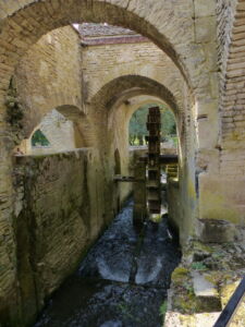 One of three forger waterwheels.