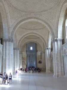 Looking down the nave