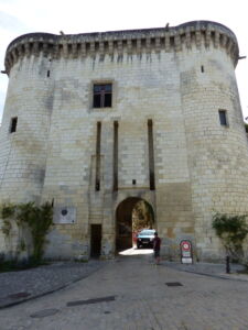 Entrance gate to Loches Cite royale