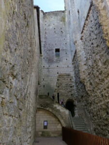 Inside the keep