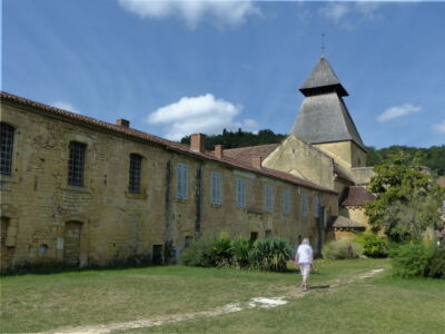 From the rear of the cloister