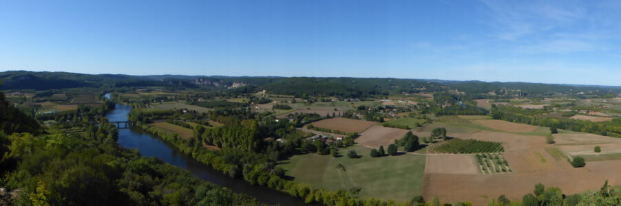 Dordogne view from Domme