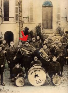 My grandfather--red arrow