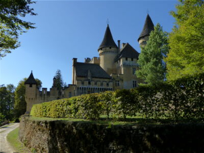 Rear view of Puymartin