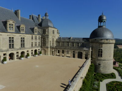 Courtyard view from tower