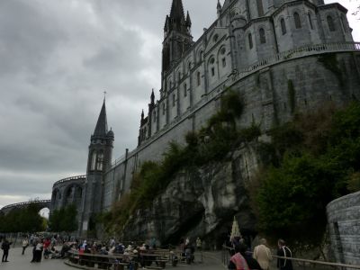 Grotto under churches
