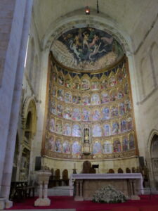 Old cathedral altar