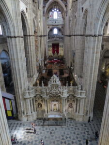 Choir & altar from gallery