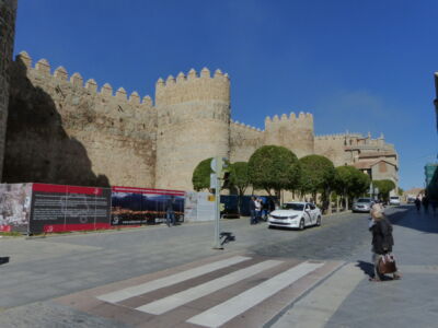 Old city walls from market square