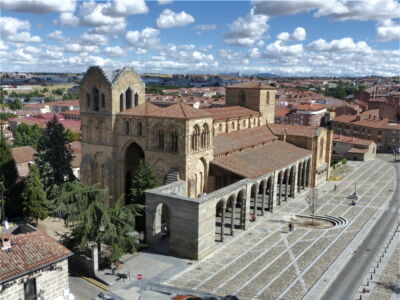 San Vicente Basilica from wall
