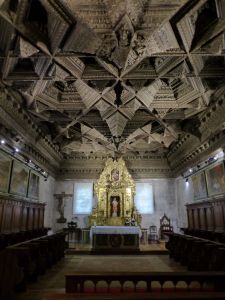 Old chapel, now chapter house, floor raised 4m