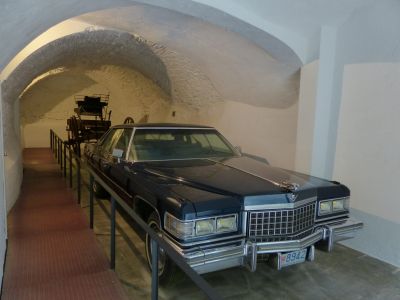 His favorite old car!!