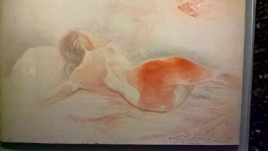 Study of Gala for another painting