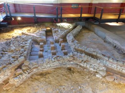 Part of underfloor central heating!