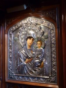 Priceless Fabergé silver Madonna & child.