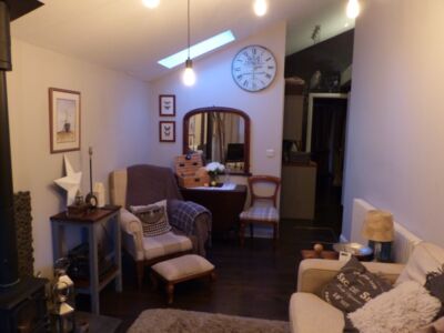 Filled with odds & ends.