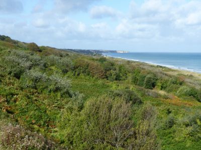 View of Omaha from German bunker.