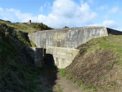 Remains of German bunker.