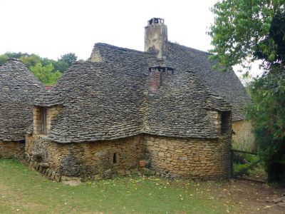 Elaborate stone structures.