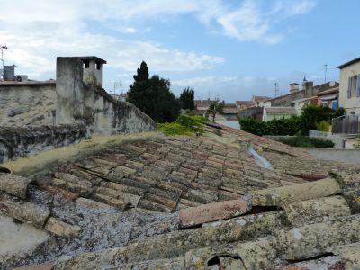 Rooftop view from our terrace.