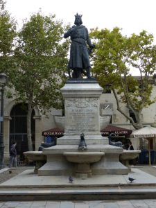 Louis IX, founder of Aigues-Mortes.